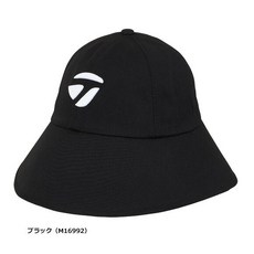 테일러메이드 2025 우먼스 롱 브림 버킷햇 여성 버킷, 블랙, 1개