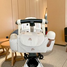포켓 유모차 가방 오거나이저 정리함 수납함 주머니, 작은곰네이비, 1개