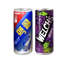 웰치스포도250mlx30캔+ 맥콜 250ml x 30캔 총60캔, 60캔, 250ml