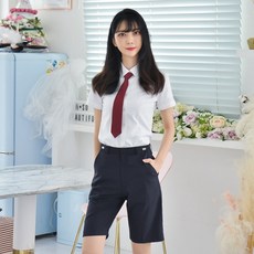 교복반바지곤색