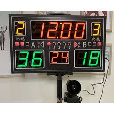 스코어보드 뉴타입 충전식 무선 휴대용 전자 농구 타임 스코어인디게이터 배터리 전력공급, T01-3inch무선 스코어보드(충전식기기 전력공급)