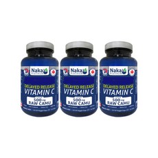 나카 플레티넘 ﻿Naka Platinum delayed release 카무카무 C 500 120 (90+30) 캡슐 x3, 3개