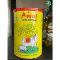 Indian Amul Pure Natural Cow Ghee 인디언 아물 퓨어 내추럴 카우 기히, 905g, 2개