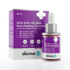 인도 더마(주) 각질제거 30% AHA + 2% BHA 페이스 필링 솔루션- 30 ml(dermaco), 1개, 30ml