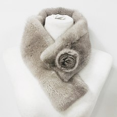 천연밍크목도리