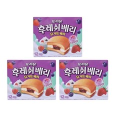 3가지 베리와 요거트로 상큼하게 오리온 후레쉬베리 요거트베리 (사탕증정), 3개, 336g