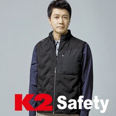 K2세이프티 동계 제전 패딩조끼 작업복 회사 근무복 사무실 오피스룩