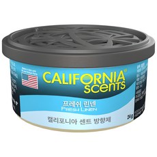 CALIFORNIA scents 車用芳香罐, 清新的亞麻香味, 1個