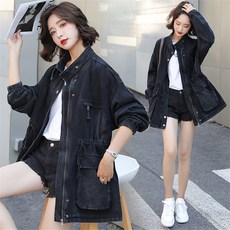 HY 여성 데님 재킷 가을 겨울 따뜻한 패션 소프트 DS20201008302Z