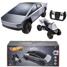 Hot Wheels RC 1:10 Tesla Cybertruck/핫휠 테슬라 사이버트럭 RC 카/무선 조종/12 MPH