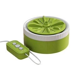 USB 충전식 자동 의류 세탁기 컴팩트 의류 세탁기 공간 절약형 자동 꺼짐 여행 아파트, 03 Green