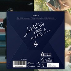 영케이 정규 앨범 디지팩 데이식스 DAY6 Young k Letters with notes 노래 굿즈, 영케이 정규1집 포토북