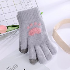 어린이겨울고양이발바닥장갑