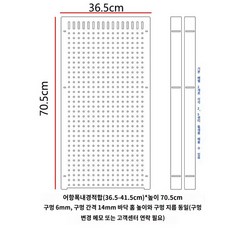 새끼 격리 아크릴 플레이트 파티션 어항칸막이 구피, H4 두께5mm, 1개