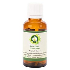 R V Essential Pure Anise Essential Oil 15ml (0.507oz)- Pimpinella Anisum (100% Pure and Natural Steam Distilled), Size = 100ml (3.38 Ounce), 본문참고, 본문참고