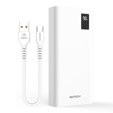 SPEEDY 슬림핏 PD 20W 고속충전 보조배터리 20000mAh 멀티단자 + 20W C타입 케이블