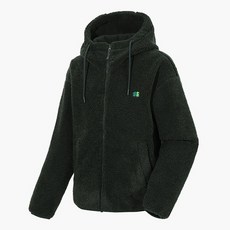 코오롱스포츠 남녀공용 후디 보아 플리스 재킷 TLJFW22501DKH