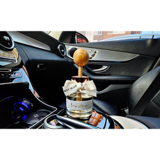 딥블러쉬 우드볼 비치형 차량용 퍼퓸 디퓨저 50ml, 블랙, 블랑쉬, 1개