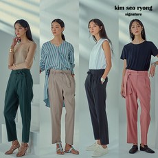 [런칭가 88 000원] 김서룡 시그니처 린넨 세미 배기 팬츠