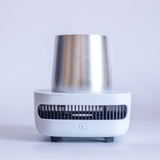 급속냉각컵 냉각컵 휴대용 아이스컵 USB 아이스 쿨러 빠른 냉동 컵 자동차 차가운 음료 기계 데스크탑 여름, 1. 청량감 있는 냉온유물 ★아이보리 화이트 베이스의