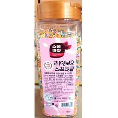 토핑용 레인보우스프링클 450g x9