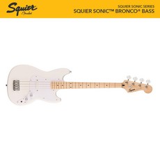 [SQUIER] 스콰이어 베이스 기타 / SQUIER SONIC SERIES SONIC BRONCO BASS ARTIC WHITE [SQEB-159-AWT]