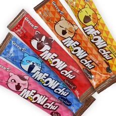 미아오 츄 짜먹는 고양이간식 10g x 20개입 5종, 참치+게살 10g x 20개입