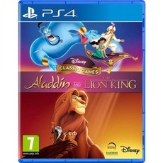 디즈니 클래식 게임 : 알라딘과 라이온 킹 포 플레이 스테이션 4 PS4 (영어 하위)