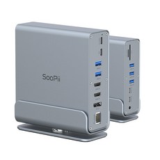 Soopii 15in1 USB4 C타입 멀티 포트 허브 독 썬더볼트 확장 DS151, 본상품선택