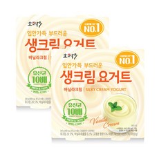 동원 소와나무 생크림요거트 바닐라크림, 2개, 4개입, 85g