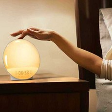 인공태양알람시계 무소음 해돋이 알람시계 탁상시계
