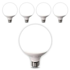 Vitson G95 LED燈泡 12W 白色 短型, 5個, 白光
