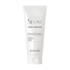 비밸런스 집중 미백 딥 클렌징 스노우 폼 클렌저, 1개, 150ml 1개, 150ml