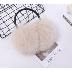 카키색토끼털귀마개