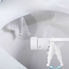 간단 비데 세척용 전기 온수가능 가정용 변기부착, 6. D형 각도조절 온수 냉수 업그레이드