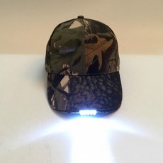 LED 조명 손전등 포함 구동 모자 낚시 조깅 야구 5 램프 캡, 02 Camouflage_01 L