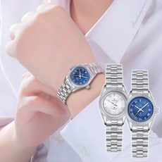 인포벨 탠디 다이아몬드 여성 메탈 손목 시계 TS-303 WH BL
