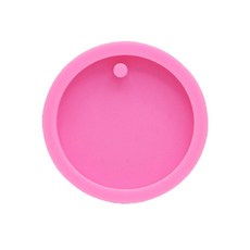 둥근 개 뼈 매달기 태그 UV 크리스탈 에폭시 몰드 나열 펜던트 실리콘 몰드, S, 1개