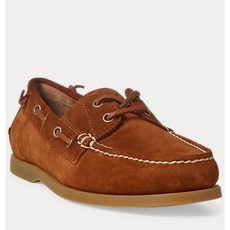 Polo Ralph Lauren Merton Suede Boat Shoe 488260 New Snuff