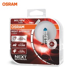 오스람 나이트브레이커 레이저 150% H1 H3 H4 H7 H8 H11 9005(HB3) 9006(HB4), 나이트브레이커 레이저 150%H1, 1세트