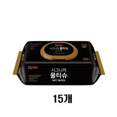 홈플러스 시그니처 물티슈, 15개, 100매, 3.47g