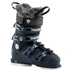 Rossignol 여성용 퓨어 70 스키 부츠 블루 블랙 24.0 Mondopoint, 단일옵션