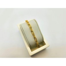 순금할로우클립팔찌