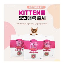 피부보호 묘한매력(어린고양이용)자극없는천연모래냄새싹먼지노