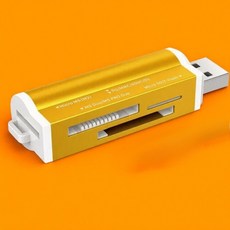 SD FLASH SDHC USB 고속 TF 메모리 카드 M2용 다중 지원 DUO MS 포맷 리더기, 금