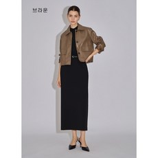 쉬즈미스 아웃 포켓 레더 자켓 O3_JK11