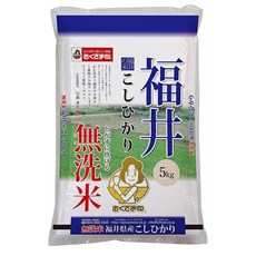 Okusama 오쿠사마 후쿠이 코시히카리 무세 백미, 1개, 5kg