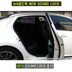 사운드락 사운드락 도어가드 방음도어 진동 감소 튜닝 인테리어, 1개, 사운드락 블랙(18미터)
