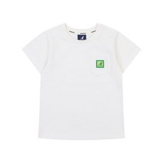 캉골키즈 [캉골키즈]포켓 로고 숏 슬리브 티셔츠 PB 0402 OW