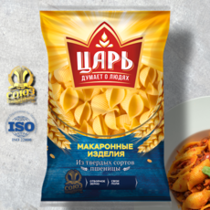 Tsar Макароны Конкилье из твердых сортов пшеницы, 400 г